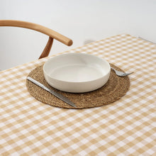nappe vichy beige 