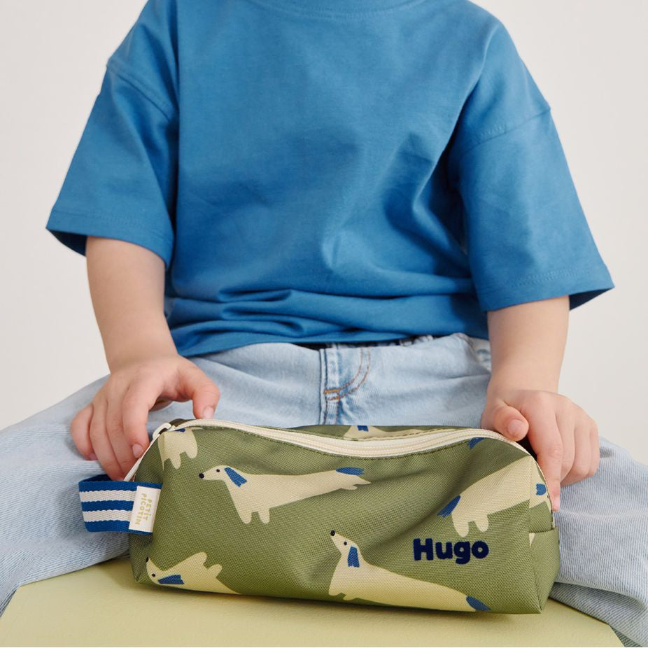 ninon-la-trousse-a-crayons-double teckels olive