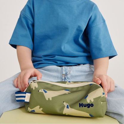 ninon-la-trousse-a-crayons-double teckels olive