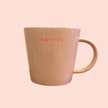 Tasse Beige et Rose - On Fire - GM