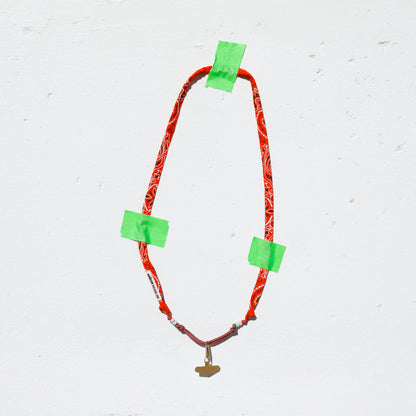 Cordon de téléphone bandana - Orange vif