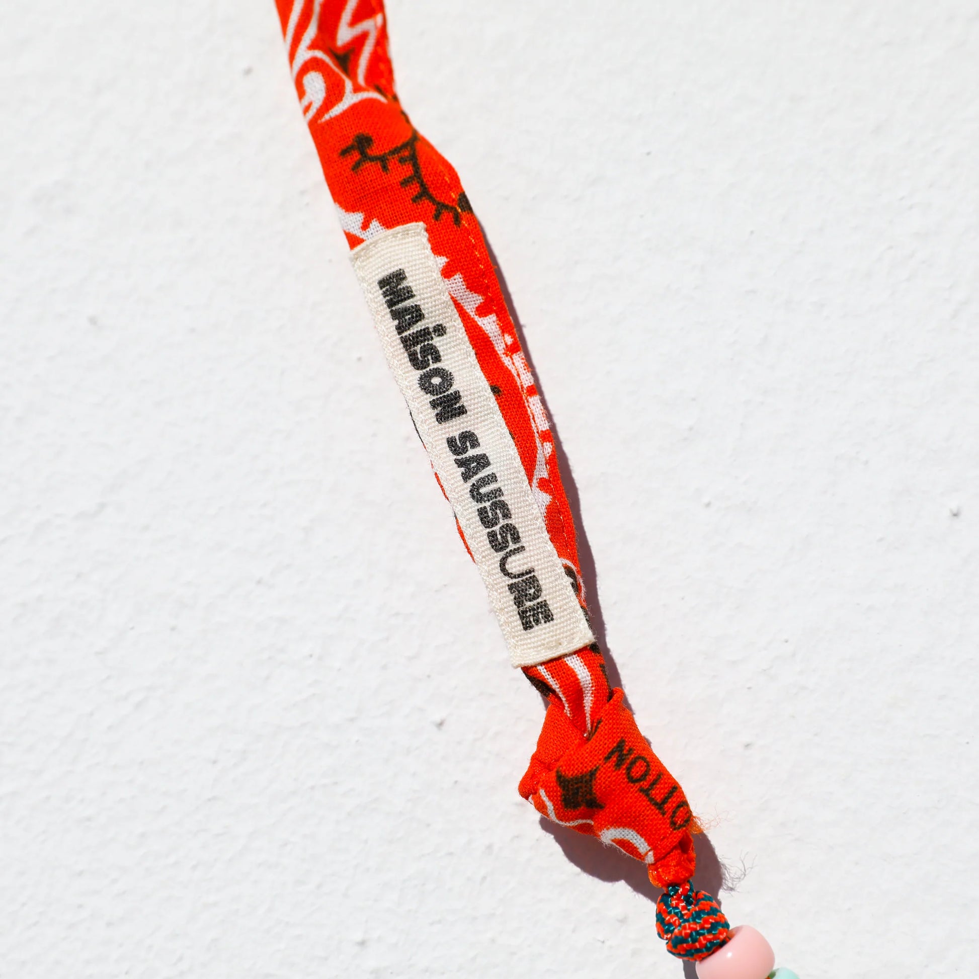Cordon de téléphone bandana - Orange vif