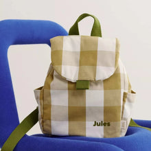 paco-le-sac-a-dos-a-carreaux ocre