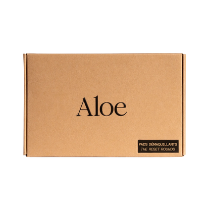pads démaquillants aloe paris