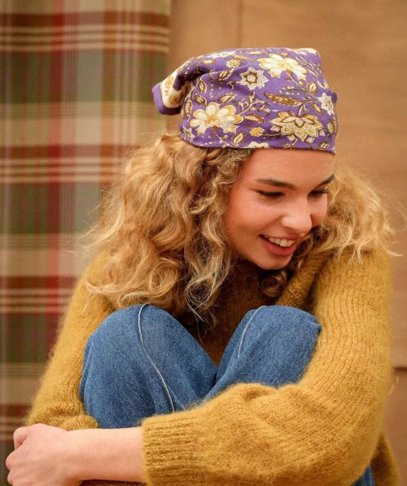 Petit foulard - Manon Purple