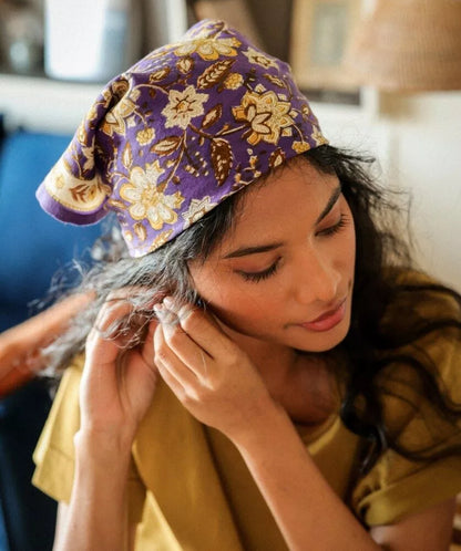 Petit foulard - Manon Purple