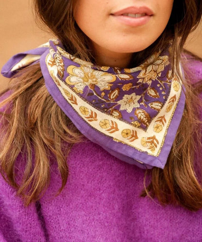 Petit foulard - Manon Purple