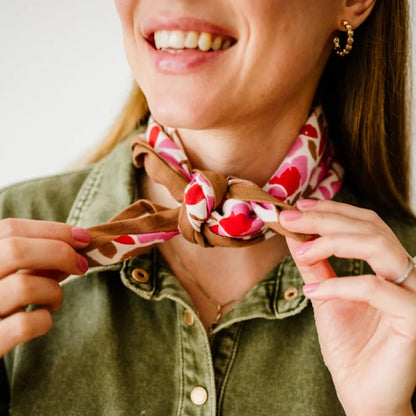 Petit foulard - Amelia Pink