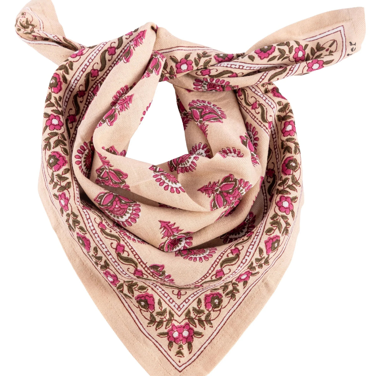 petit foulard Aarti cream bindi atelier