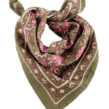 petit foulard Goa khaki bindi atelier