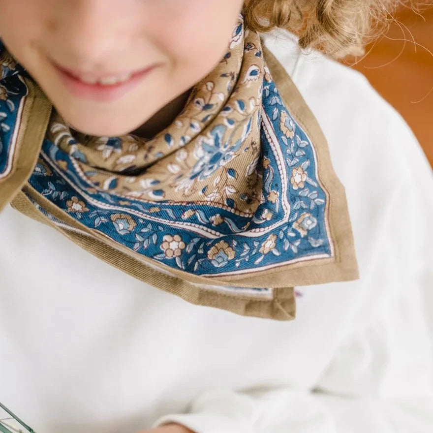 petit foulard folk story bronze bindi atelier