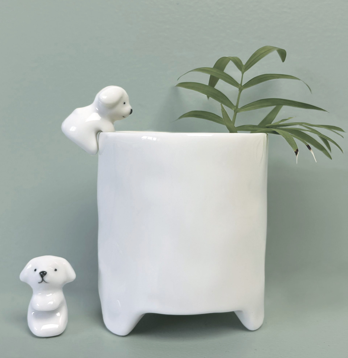 Petite décoration bol / pot - Chien