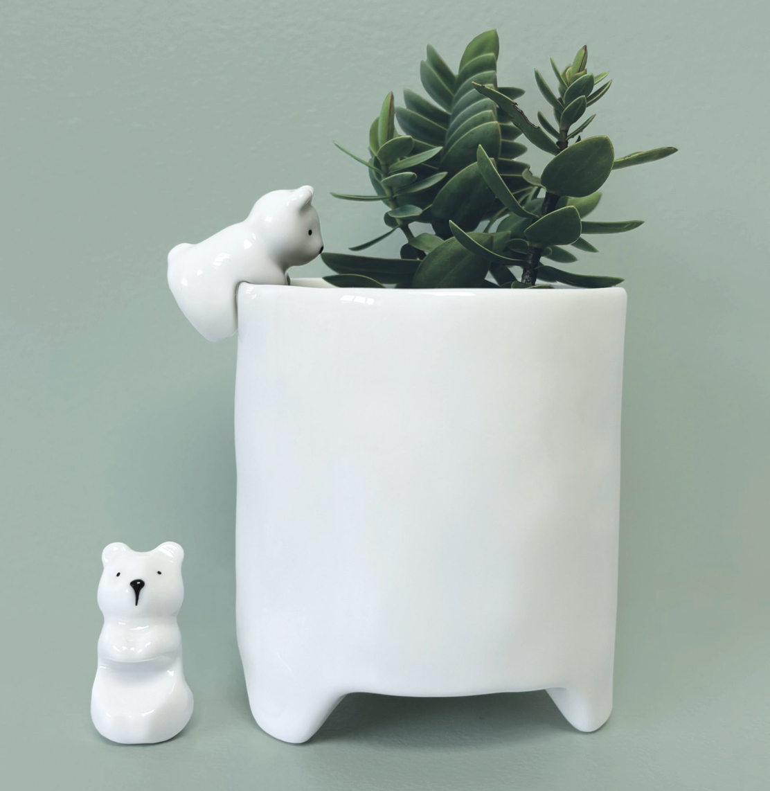 Petite décoration bol / pot - Ours