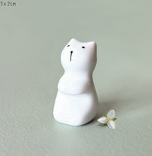 Petite décoration bol / pot - Chat