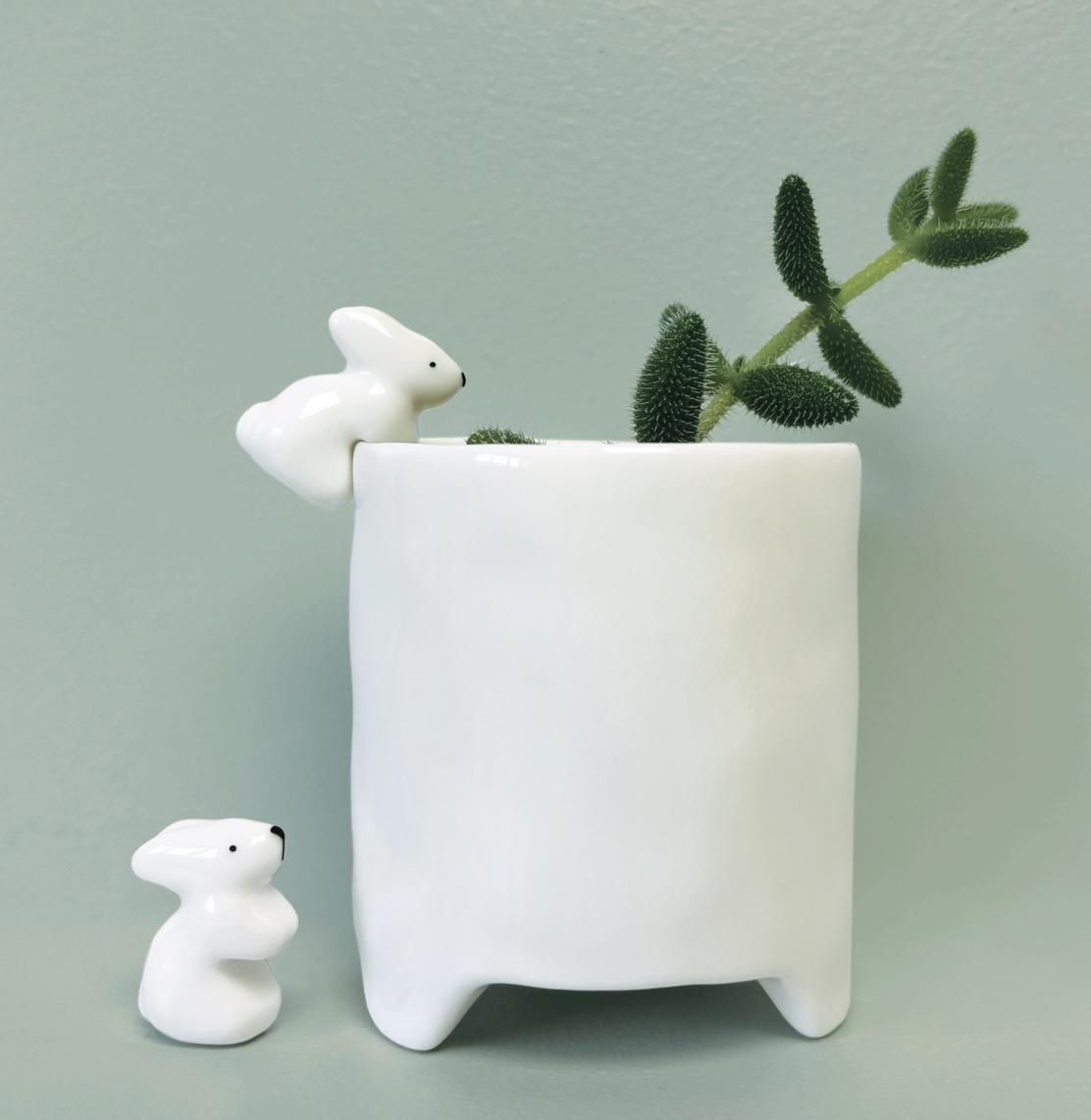 Petite décoration bol / pot - Lapin