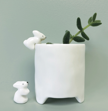 Petite décoration bol / pot - Lapin