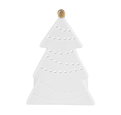 Bougeoir sapin - Porcelaine