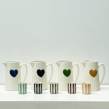 Pichet blanc - Coeur Noir