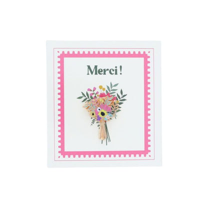 pin's merci bouquet de fleurs petit souk