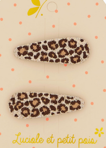 Duo de barrettes triangles - Paillettes léo
