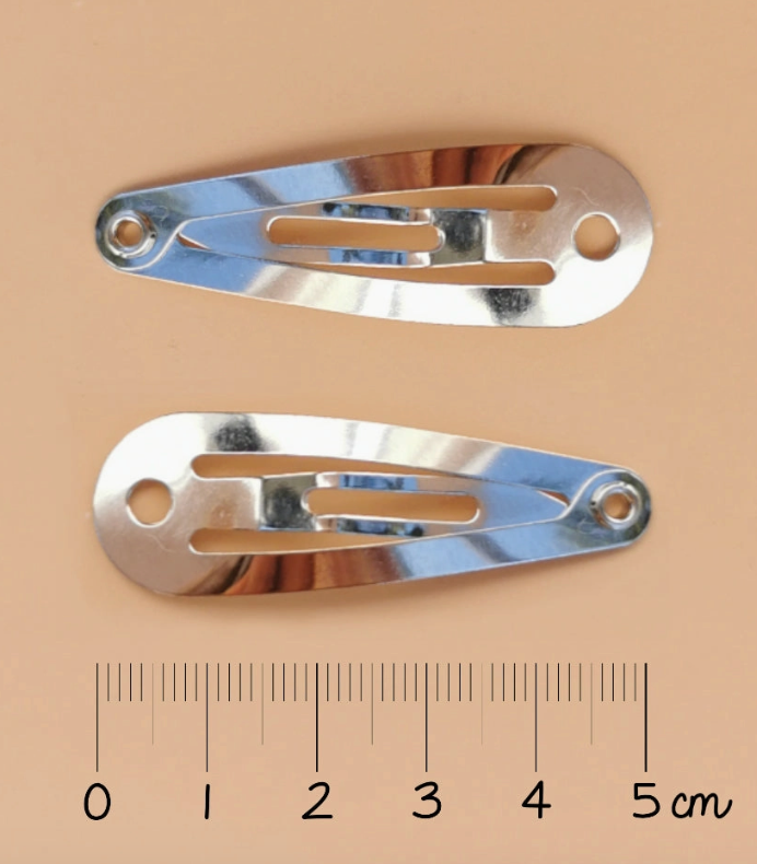 Duo de barrettes triangles - Paillettes léo