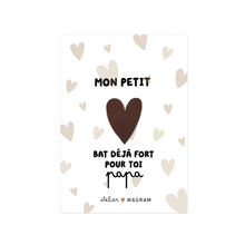 Pins Papa - Marron