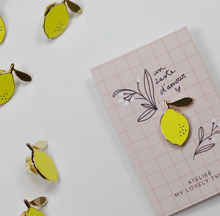 Pin's - Citron jaune