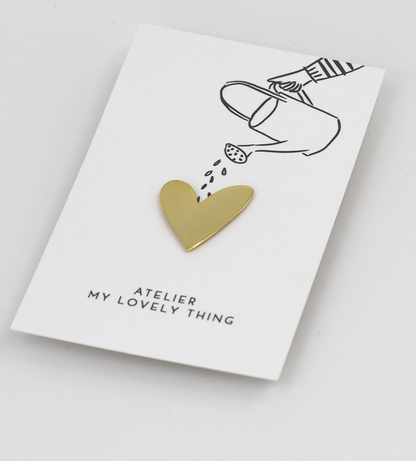 Pin's - Coeur (arrosoir)