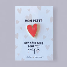 Pins Papa - Rouge