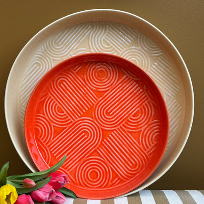 plateau Molitor orange PM et nude MM