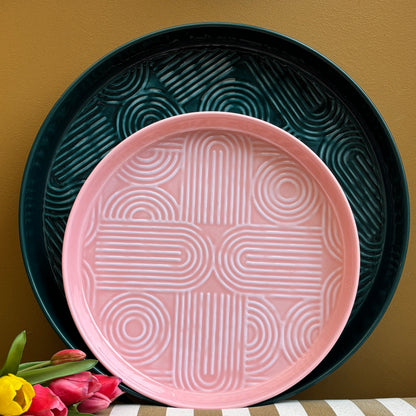 plateau molitor rose PM et ardoise MM