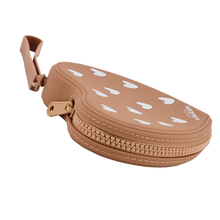 Pochette silicone coeurs - Nougat