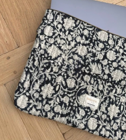 Pochette ordinateur 13' - Anjali Encre