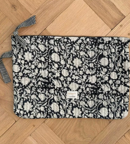 Pochette ordinateur 15' - Anjali Encre