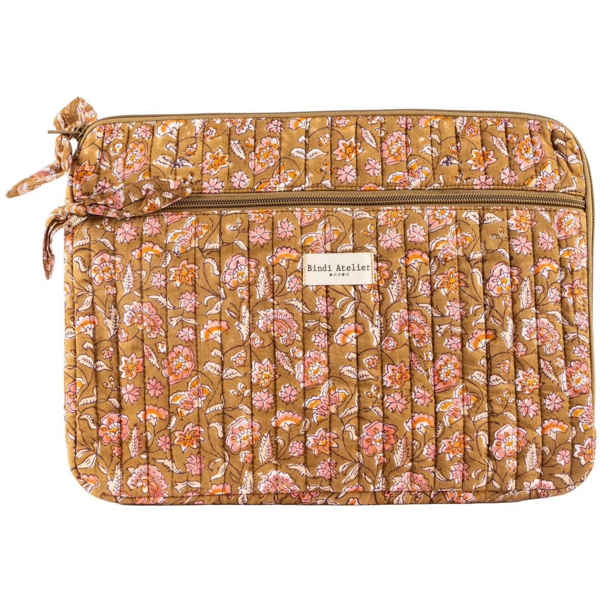 pochette d'ordinateur 13" edel khaki bindi atelier