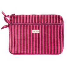 pochette d'ordinateur 13" stripes berry bindi atelier