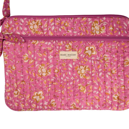 pochette ordinateur folk story pink 15 bindi