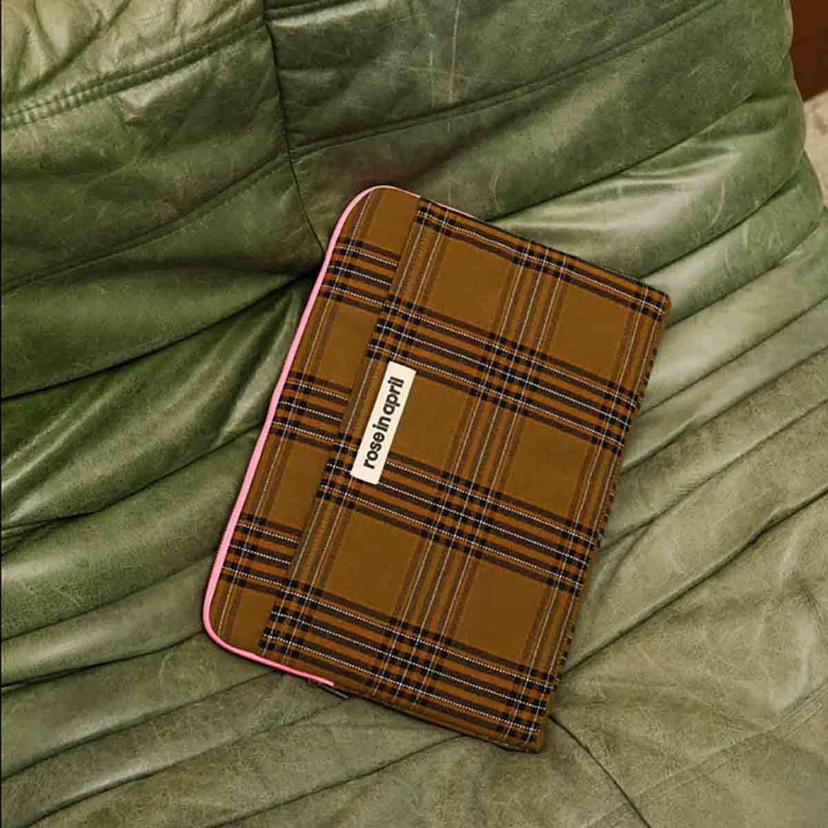 pochette ordinateur tartan 