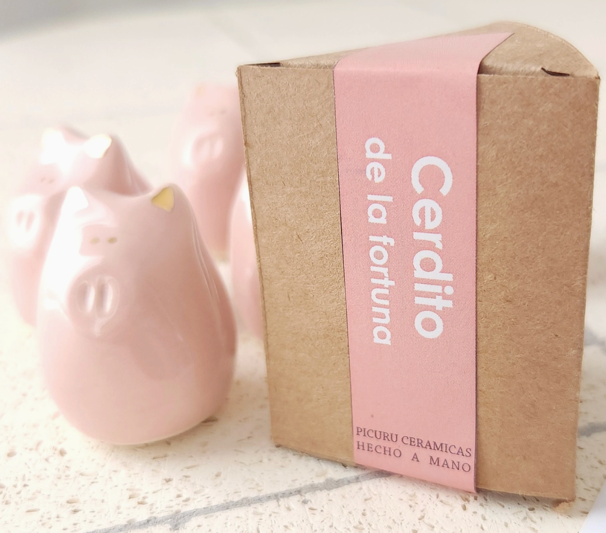 Porte-bonheur - Totem - Cochon de la fortune