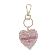 Porte-clés résine paillettes - Marraine