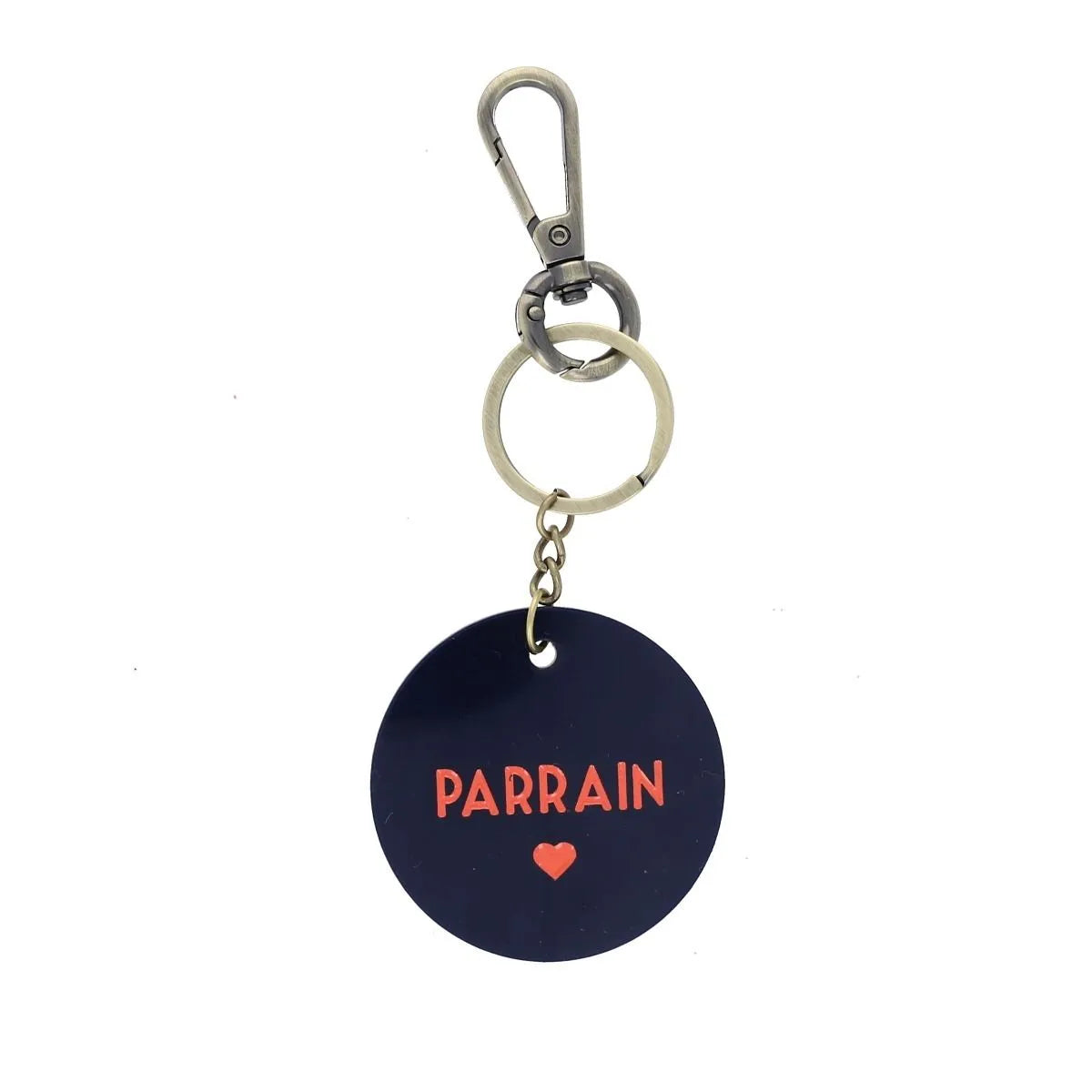 Porte-clés résine - Parrain