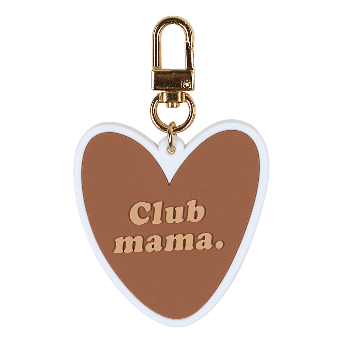 Porte-clés marron - Club mama