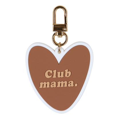 Porte-clés marron - Club mama