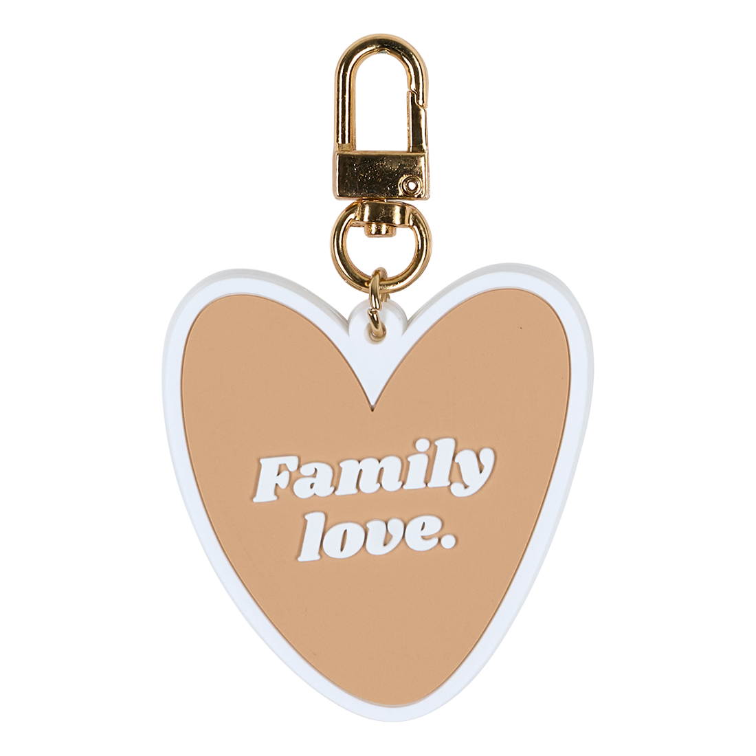 Porte-clés marron - Family Love