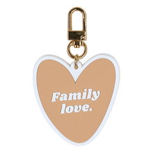 Porte-clés marron - Family Love