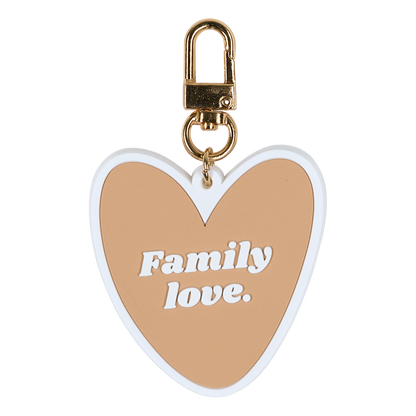Porte-clés marron - Family Love