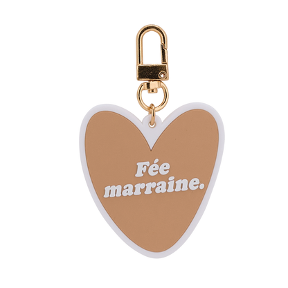 Porte-clés beige - Fée marraine