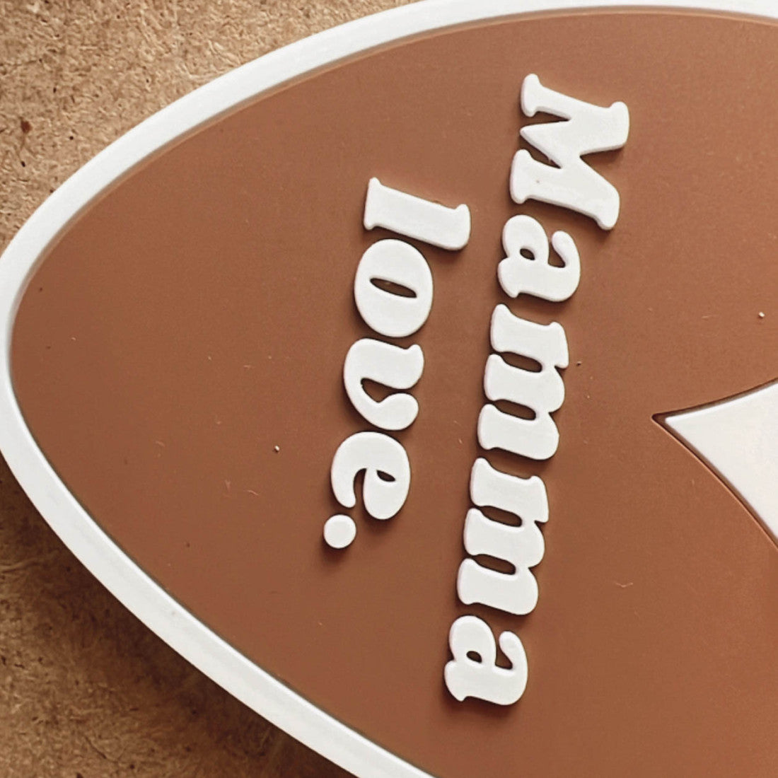 Porte-clés marron - Mamma Love