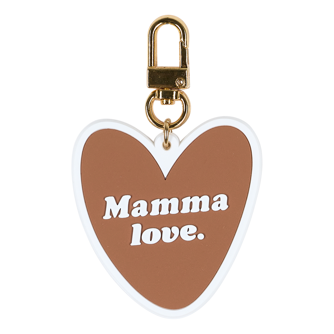 Porte-clés marron - Mamma Love
