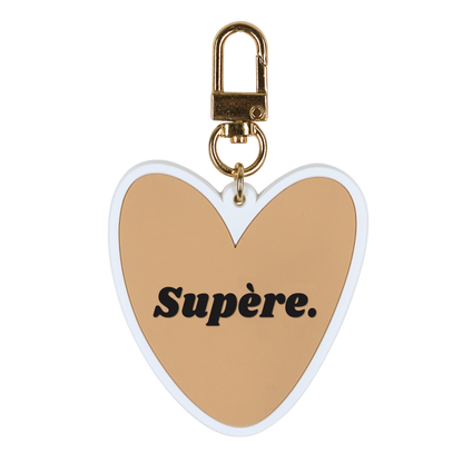 Porte-clés beige - Supère